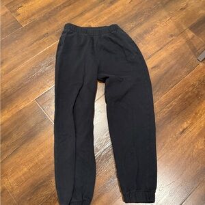 Hollister Black Elastic-Waist Joggers